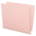 Smead Reinforced End Tab Colored Folders, Straight Tab, Letter, Pink, PK100 25610